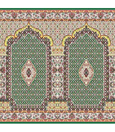 سجاده فرش محراب نقش(مدل ریز ماهی)