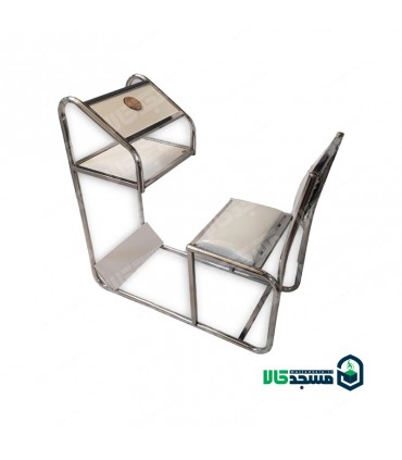صندلی نماز  ارگونومیک پشتی دار چرمی (کد 1)