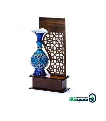 تندیس گلدان میناکاری