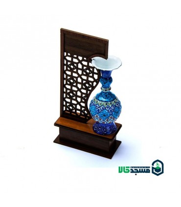 تندیس گلدان میناکاری