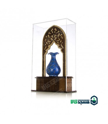 تندیس محرابی گلدان میناکاری