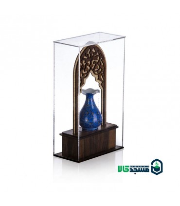 تندیس محرابی گلدان میناکاری