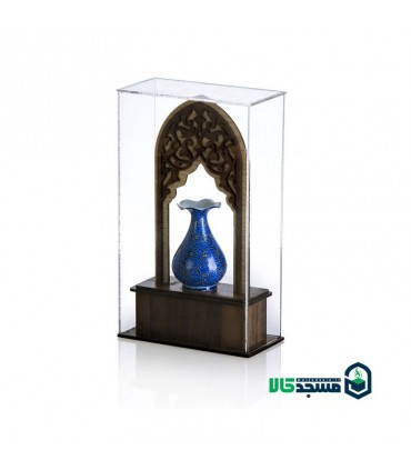 تندیس محرابی گلدان میناکاری