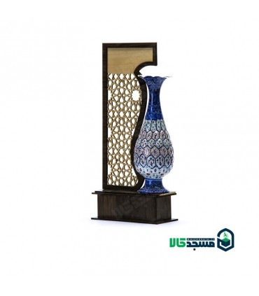 تندیس گلدان میناکاری