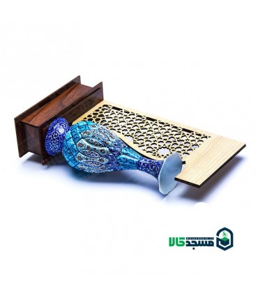 تندیس گلدان میناکاری