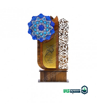 تندیس تبلیغاتی میناکاری طرح و ان یکاد