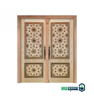درب چوبی ورودی مسجد مدل T10