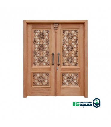 درب چوبی  ورودی مسجد مدل C10