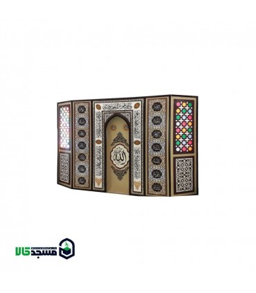 محراب مسجد تمام mdf معرق کد22