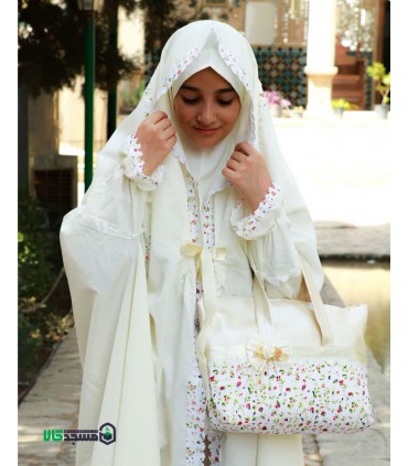 ست حجاب جشن تکلیف آستین دار (ست کامل نسیم )