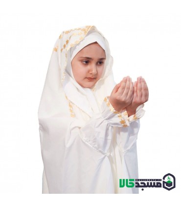ست حجاب جشن تکلیف (مدل خورشیدی)