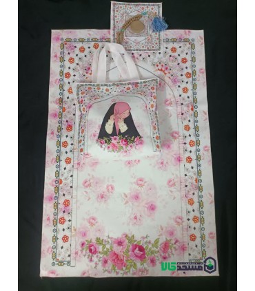 ست کیف و سجاده نماز مخمل وصال