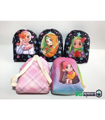 کیف دستی کودکانه مخمل (کوله ای)