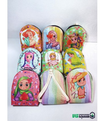 کیف دستی کودکانه مخمل (کوله ای)