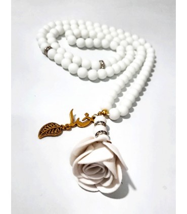 تسبیح ۱۰۰ عددی تک گل