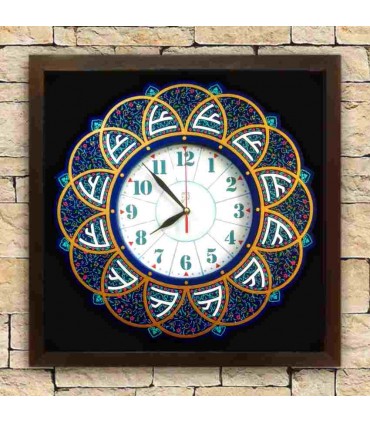 لوح نقش برجسته و ساعت طرح علی علیه السلام