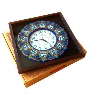 لوح نقش برجسته و ساعت طرح علی علیه السلام