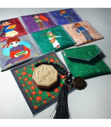 جانماز مخمل دوتیکه عزیزم حسین