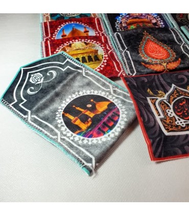 جانماز های دوتیکه مخمل طرح های حسینی