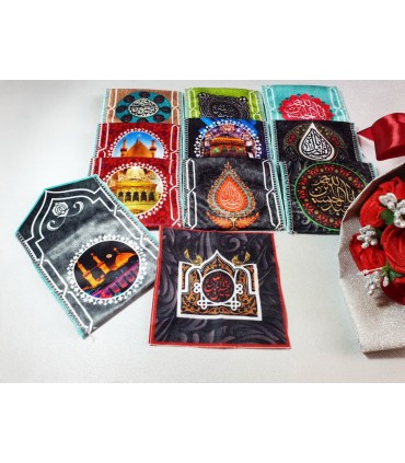 جانماز های دوتیکه مخمل طرح های حسینی