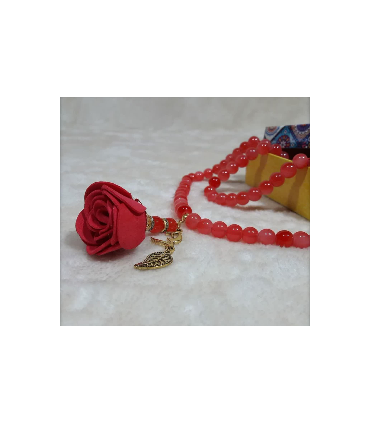 تسبیح  سنگ ۱۰۱ دانه تک گل