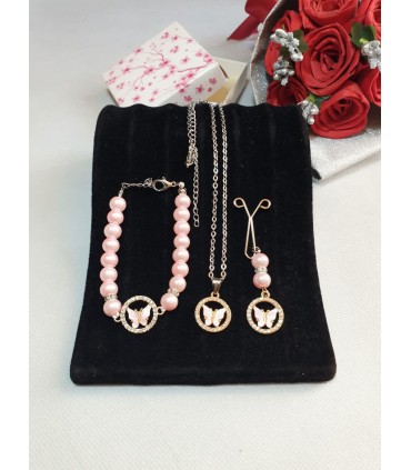 ست سه تیکه پروانه ای