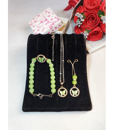 ست سه تیکه پروانه ای