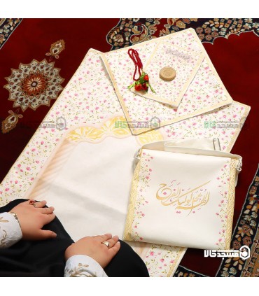 ست سجاده مخمل منجی طرح دخترانه