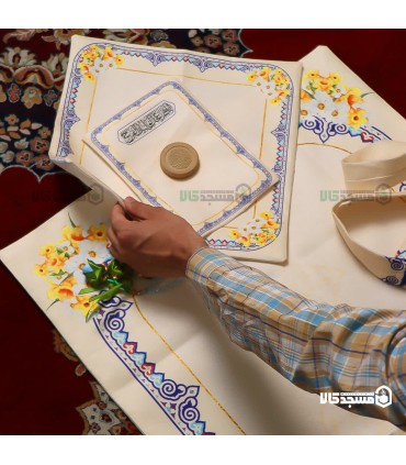 ست سجاده و کیف مخمل منجی طرح پسرانه