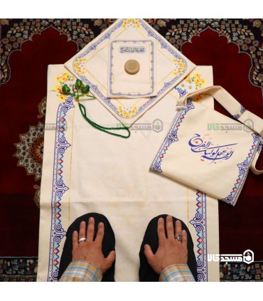 ست سجاده و کیف مخمل منجی طرح پسرانه