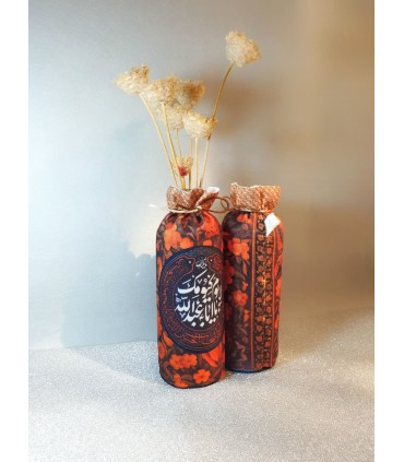 گلدان حسینی مخمل پوش پایه بلند