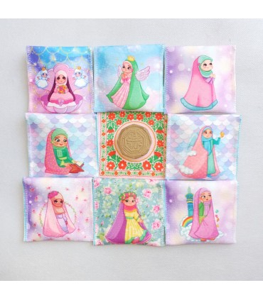 جانماز های دوتیکه مخمل طرح حجاب