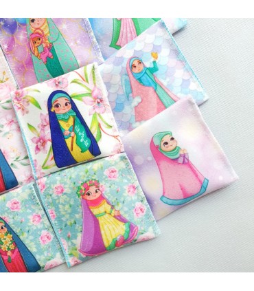 جانماز های دوتیکه مخمل طرح حجاب