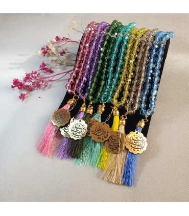 تسبیح کریستالی مولتی دار