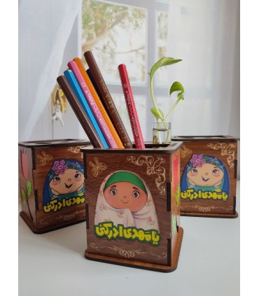 جاقلمی رومیزی سه‌کاره