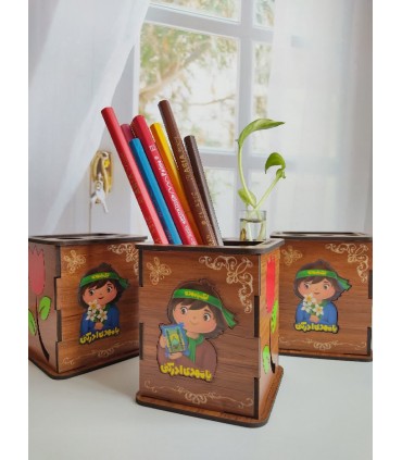 جاقلمی رومیزی سه‌کاره