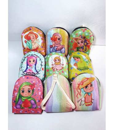 کیف هندزفری  کودکانه طرح کوله