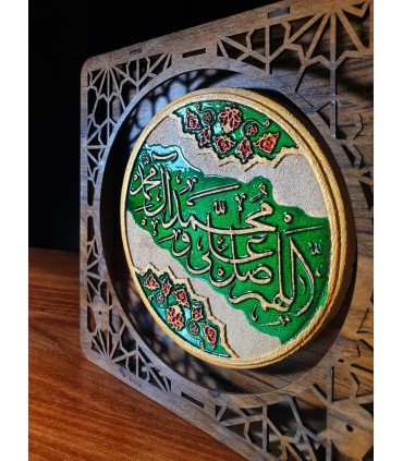 تابلو نقش‌برجسته سفال مشبک