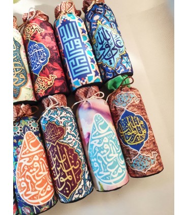 گلدان حسینی مخمل پوش پایه بلند