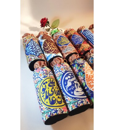 گلدان حسینی مخمل پوش پایه بلند