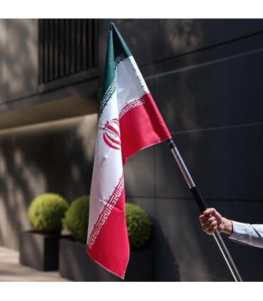 دسته پرچم استیل اربعین 3 متری
