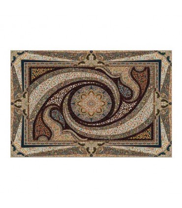 فرش کهکشان سورمه ای سری 2550